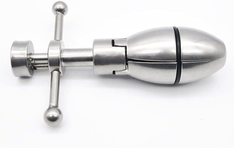 Anal Butt Plug Stainless Steel Openable Anal Plug Butt Plug Stopper Prostate Massager Adult Games Toys Sex Products