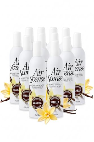 Image of Air Scense Vanilla Natural Air Freshener, Room Spray, 12 Pack