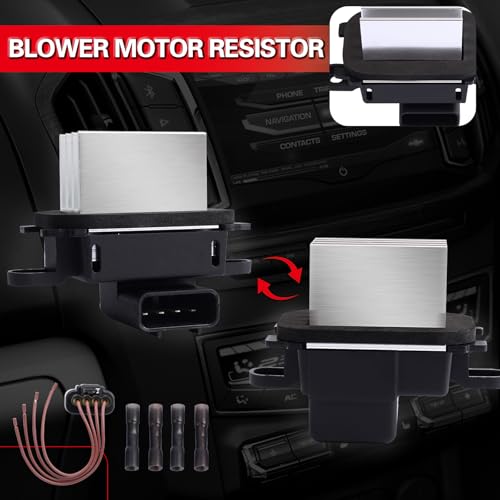 Image of HVAC Blower Motor Resistor AC Blower Control Module kit Compatible with 2009-2014 F-150 & 2009-2017 Expedition & 2009-2017 Navigator Auto Temp Control ,Replace OE BL3Z-19E624-A YH-1829 1PCS