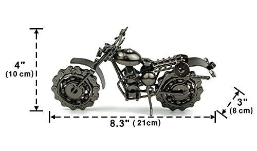 Zamii Retro Motorcycle Model Wrought Cast Iron Crafts Creative Gifts For Home Décor Engine Lovers Vintage Handicraft Ornament Collectible #TOP1