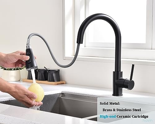 Ultimate Review: Havin Black Kitchen Faucet with Magnetic Sprayer