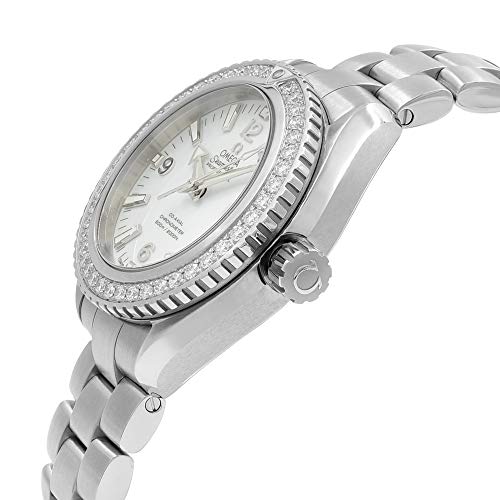 Omega Seamaster Planet Ocean Automatic Diamond White Dial Stainless Steel Ladies 37.5mm Watch 232153820040013