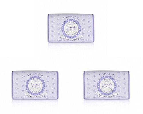 Perlier: Lavender Lavender Scented Soap * 4.4 Ounce (125gr) Packages * [ Italian Import ] by Perlier
