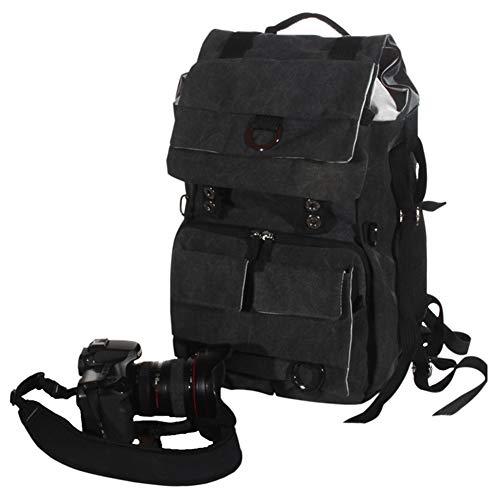 Tragbarer Kamerarucksack für 15 Zoll Laptop wasserdichte SLR-Kamerataschen mit Regenschutz
