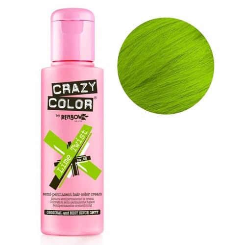 Crazy Color Lime twist no 68, 100ml - Crema colorante Verde Lima