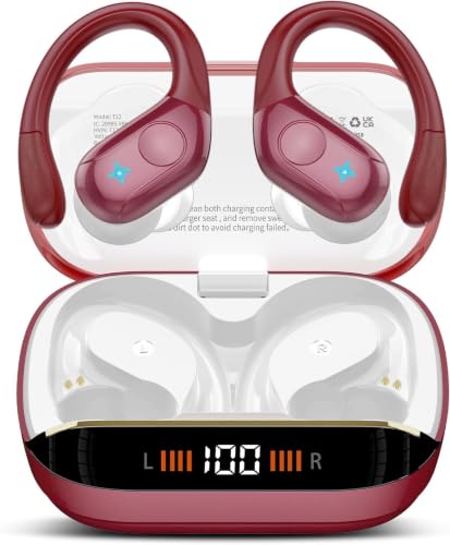 Image of Ltinist Bluetooth 5.4 Headphones, 75H Sports Wireless Earbuds Bass Stereo