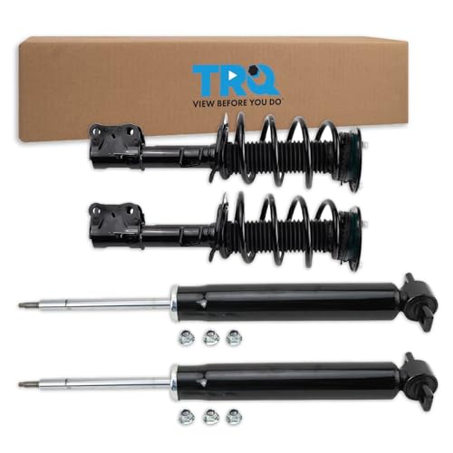 Image of TRQ Front and Rear Complete Strut Assembly & Shock Absorber Kit Complete Strut & Coil Spring Assembly Compatible with 2015-2023 Ford Edge