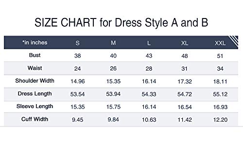 Vintageclothing Women's Floral Maxi Dresses With Sleeves Flowy Boho Beach Party Dress Casual Summer Dress, M #TOP5