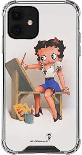 Skinit Clear Phone Case Compatible with iPhone 12 Mini - Officially Licensed Betty Boop The Artist Design