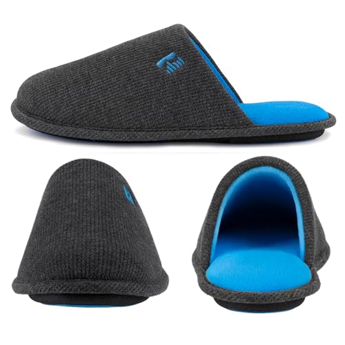 Image of RockDove Mens Two Tone Memory Foam Scuff Slippers