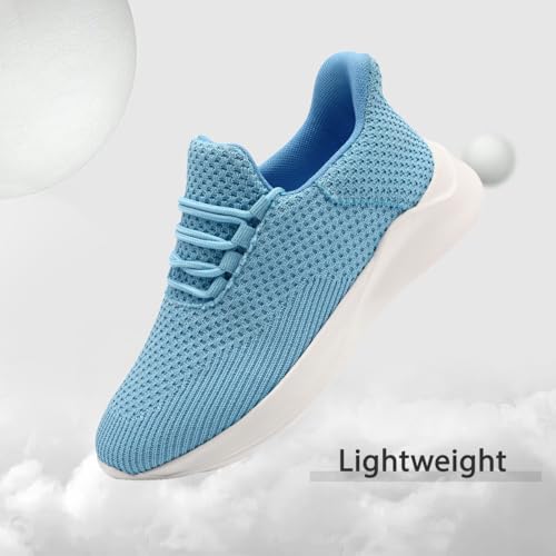 Image of DLWKIPV Womens Walking Running Shoes Tennis Slip On Sneakers Gym Workout Sport Lightweight Breathable Mesh Comfortable Casual