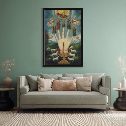 Impression sur toile décoration murale The Five Persons Unknown cadre 40x61