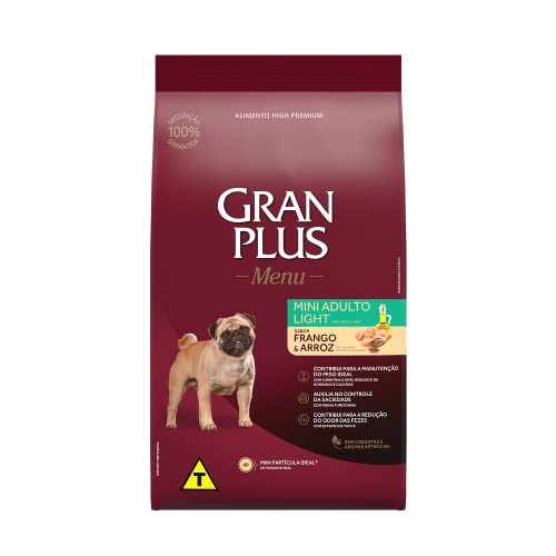 GRANPLUS MENU CAO ADULTO LIGHT - RAÇAS PEQUENAS - 10,1kg