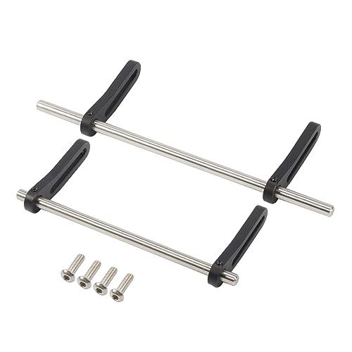 AMK Adjustable 1/10 Scale Bumper Mount Front Rear, Metal Bumper Set Complete for RC Crawler Axial SCX10 Element Enduro Gen7 Gen8 TRX6 TRX4 Upgrades...