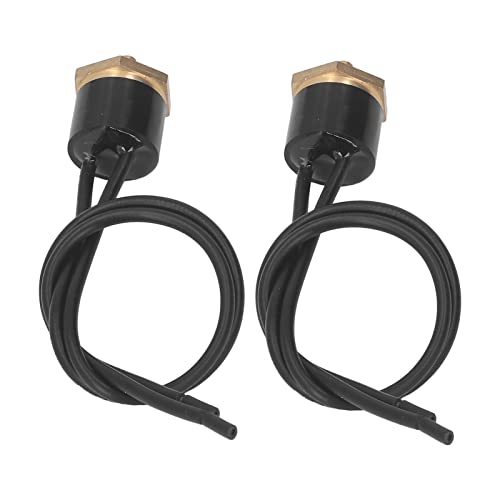 2 Piezas de Interruptor de Termostato Temperatura de Rosca Termostato Impermeable Sellado para M4 KSD301, Interruptores Magnéticos (20℃) (40℃)