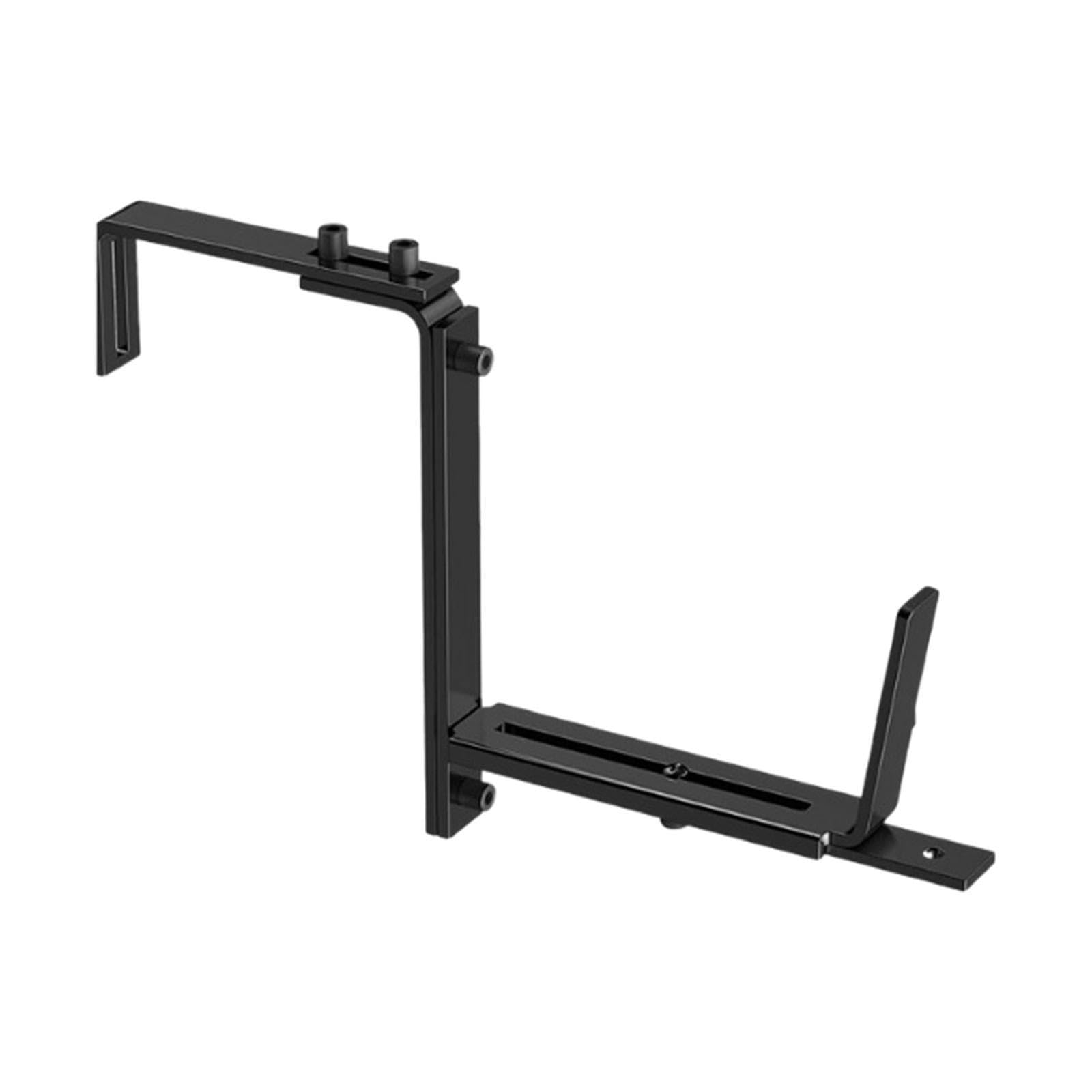 QIXCXAZ Adjustable Flower Pot Bracket Strong Hanging Planters Easy Installation Attractive Support For Indoor Outdoor Locations Adjustable Planter Box Bracket