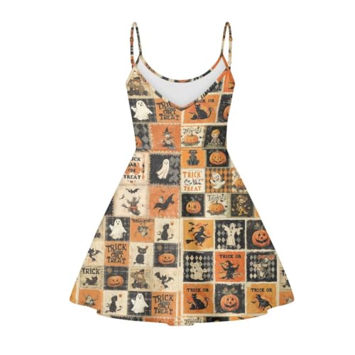 Image of Coloranimal Women's Summer Sleeveless Casual Swing Dresses with Loose Fit Beach Sundress