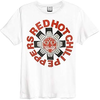 Rock Off Red Hot Chili Peppers Aztec Officiel T-Shirt Hommes Unisexe - Les Beatles, Paul McCartney, John Lennon, RIngo Starr, George Harrison