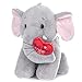 My OLi Plush Elephant Stuffed Animal with Heart Soft Elephant Plush Toys for Kids Valentines Gifts for Girls Boys Lover Plush Wedding Decor
