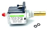 MacMaxe ULKA Model E Type EAX5 – Solenoid Vibratory Water Pump Brass Shaft with Two Seal OR 2025 – 1/1,5 min ON/OFF, 120V 60Hz 52W – Wide Compatibility With Espresso Machines