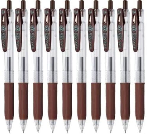 Stylo rétractable Zebra Sarasa 0,4mm à pointe fine pour tracé net sans bavure