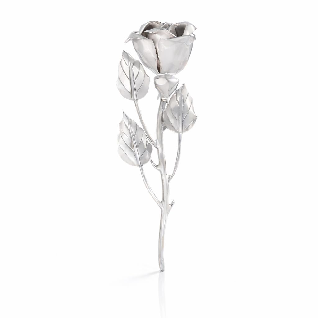 Timeless Silver Rose – A Symbol of Eternal Love : Amazon.in: Home