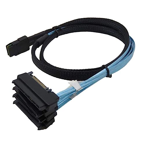 NUOBESTY Adattatore Mini Sas Collegamento Affidabile per Hard Disk con Latch Inossidabile per Archiviazione