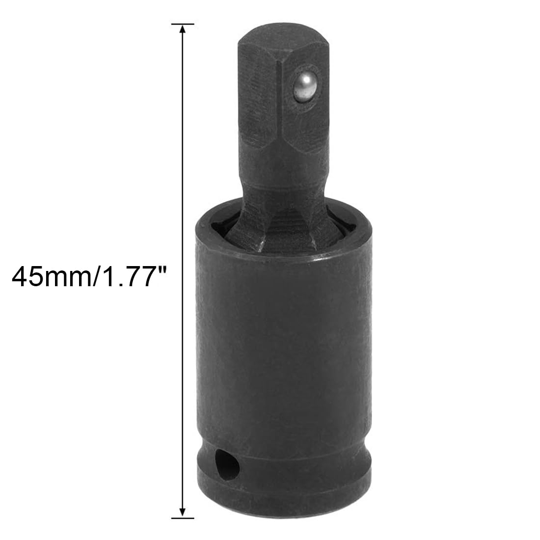 TA-VIGOR 1/4" Drive Universal Joint Swivel Deep Impact Socket Set, Heavy-Duty CR-V Socket Adapter - Image 2