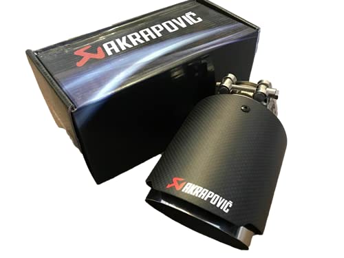 DeltaRace Akrapovic Embout universel pour pot d'échappement en carbone, 63-101 mm