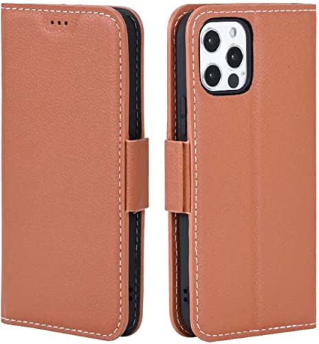 Étui iPhone 13 Pro Max cuir marron, la housse idéale pour vos déplacements urbains