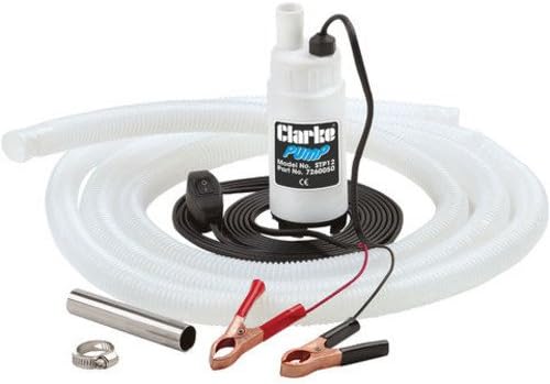 Clarke STP12 12V Submersible Transfer Pump, White