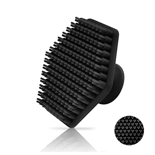 Silicone Face Scrubber, New Upgrade Gentle Rubber Face Scrubber Exfoliator, Sud Scrub for Cleansing and Exfoliating Can Removes Dead & Dry Skin, Silicone Face Scrubber for Men and Women (Black)