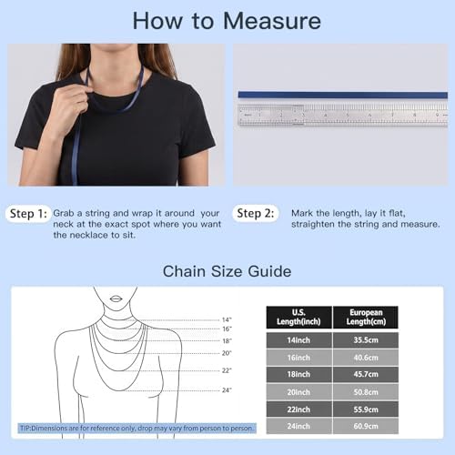 GDJQQTTQ 925 Sterling Silver Chain Necklace for Women, 1.1mm Cable Silver Chain for Women Shiny, Non Tarnish & Durable Women's Chains Necklace, 18 Inches — view 4