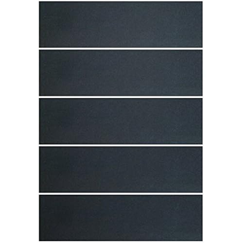 JESSUP SKATEBOARD GRIPTAPE 5 Sheets of BLACK 9"