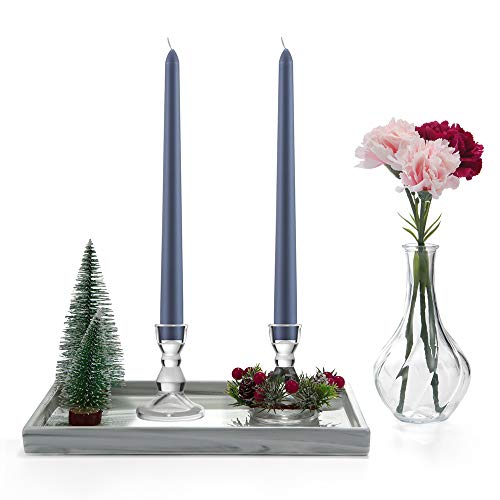 image for OYATON 3/4 inch Taper Candle Holder, Glass Candlestick Holder Set of 6
