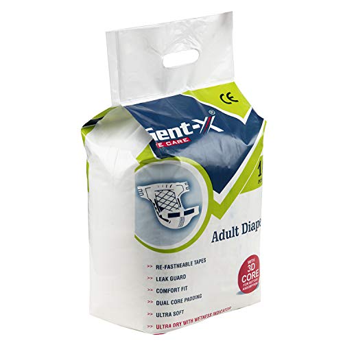 Image of GentX Adult Diaper Pants | Pull Up Style Disposable Adult Diapers with High Absorbency | Comfortable Fit for Daily Personal Care