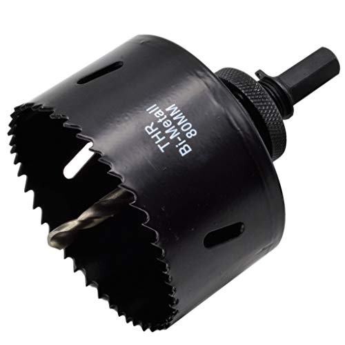 Sega A Tazza Bi-Metallica 114mm | Per Legno, Metallo, Cartongesso | Con Adattatore Esagonale E Punta Di Centraggio - Foto 3