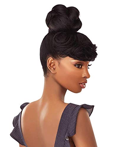 Miniatura 2 de Sensationnel Moño instantáneo de pelo sintético prémium con flequillo - BRIA - F1B30