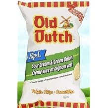 Old Dutch 40 pack Sour Cream & Green Onion 40g / 1.4oz per pack Imported from Canada