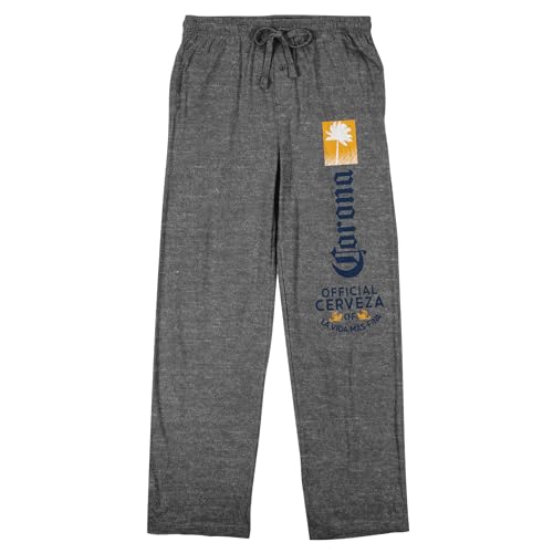 Corona Brand Logo Men's Heather Gray Sleep Pants