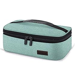 Gloppie Borsa per Il Pranzo, Piccola Borsa Termica - Facile Da Pulire, Mini Borsa Frigo Picnic - Riutilizzabile, Portatili Borsa Portaoggetti di Grande Capacità per Uomini, Donne, Bambini Verde