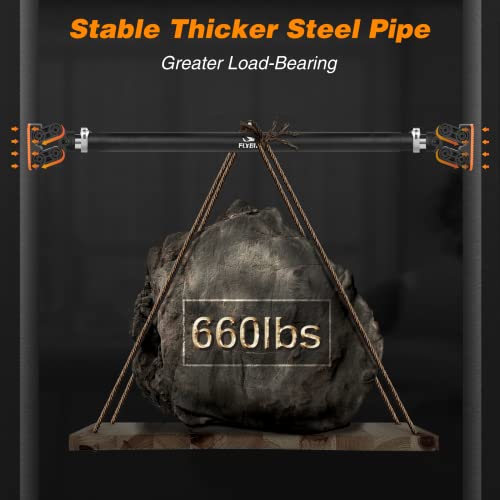 Flybird Pull Up Bar For Doorway With No Screws Trainer Chin Up Bar Max. Load 660Lbs Home Gym Upper Body Workout #TOP1