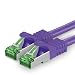 Produktbild Cat7 Netzwerkkabel 30m - Violett - 1 Stück - Cat 7 Ethernetkabel Netzwerk LAN Kabel Rohkabel 10 Gigabit s - SFTP PIMF LSZH - Patchkabel Rohkabel mit Rj 45 Stecker Cat.6a