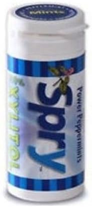 (10 Pack) - Spry Mints with Xylitol - Power Peppermint | 45s | 10 Pack - Super Saver - Save Money