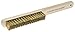 Wood Handle Metal Brush, Brass | BRS-968.00