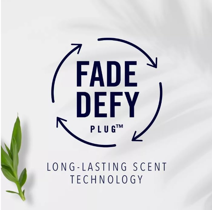 F.e.b.r.e.z.e Odor-Fighting Fade Defy PLUG Air Freshener Refill (3) .87 fl. oz. Oil Refills (Bamboo)