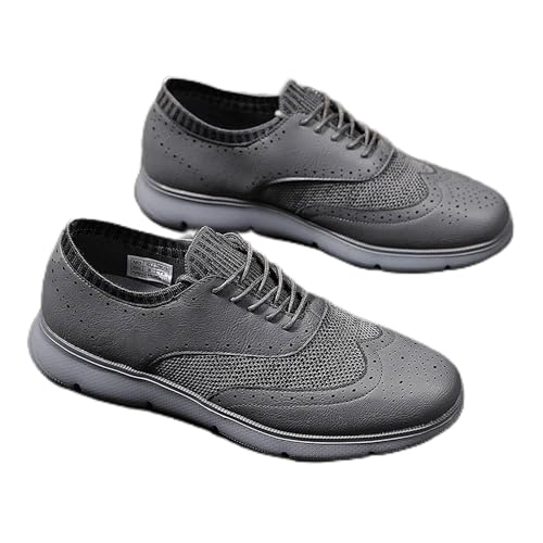 NEWBELLA オックスフォードフィットメンズカジュアルメッシュ