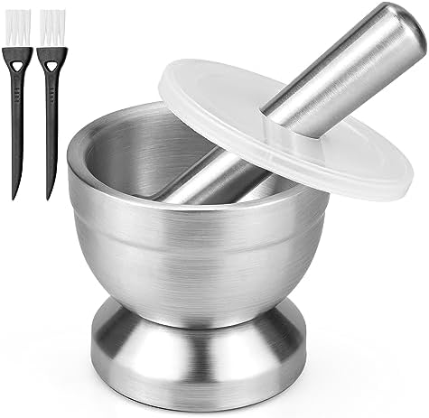 Bekith Kitchen Mörser mit Stößel, Gewürzmörser, Edelstahl : Amazon.de ...