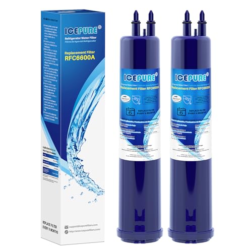 ICEPURE Replacement for 4396841, Everydrop® Filter 3, EDR3RXD1, 4396710, Kenmore® 9083, 9030, 46-9083, 46-9030, Refrigerator Water Filter, 4PACK