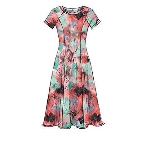 Mccall's Patterns M7349 Misses'/Miss Petite Sleeveless Or Raglan Sleeve, Fit And Flare Dresses, Size A5 (6-8-10-12-14) #TOP4